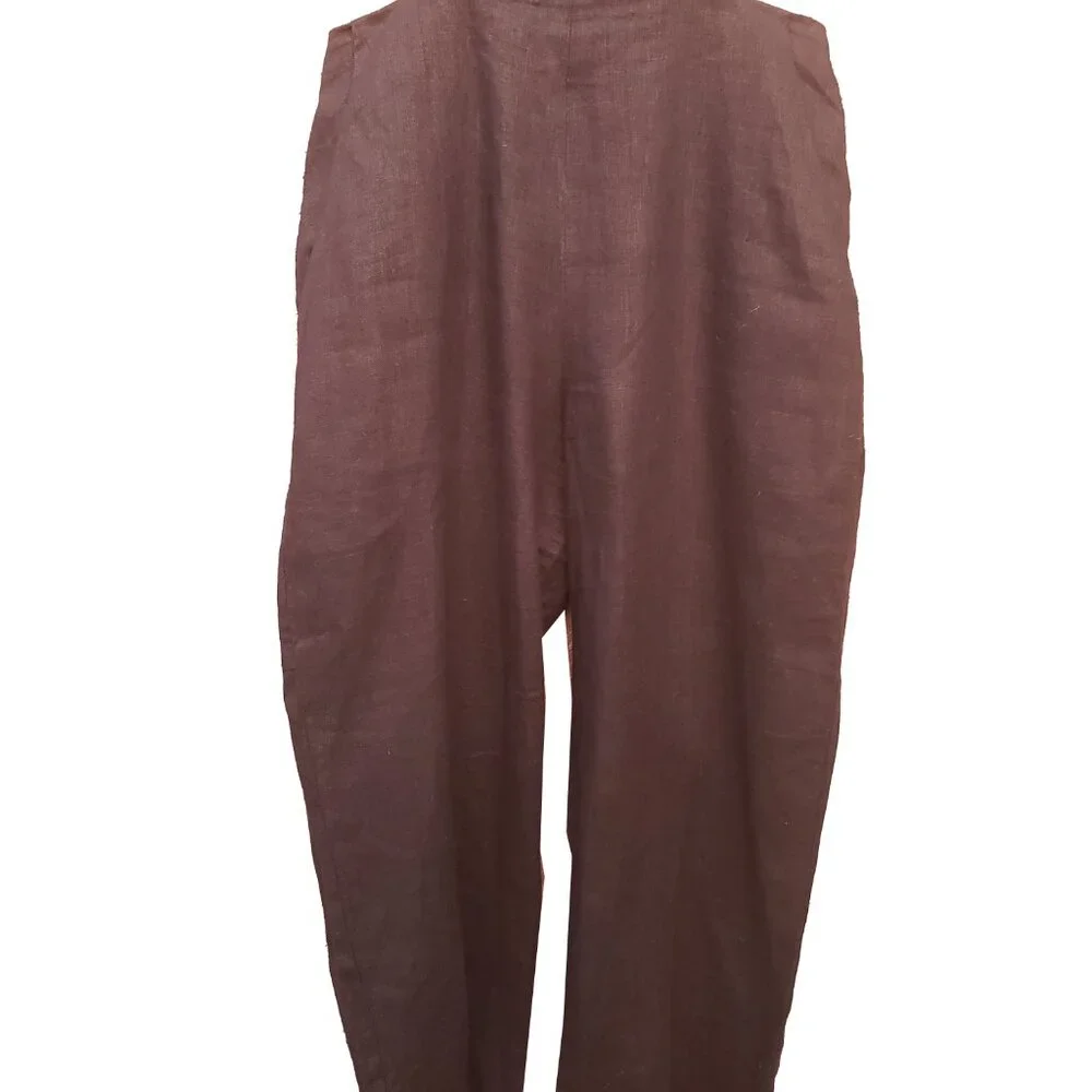 Reformation Rufus Jumpsuit 0 Black Backless Back Tie Straps Pockets Crop Leg - Picture 4 of 8